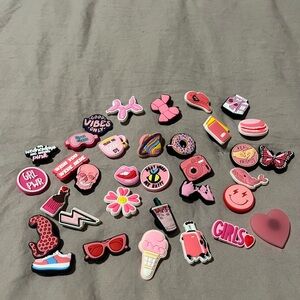 34 Assorted Pink Jibbitz